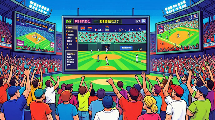 Ribbie: The Future of Baseball Viewing with Pixel-Art Charm