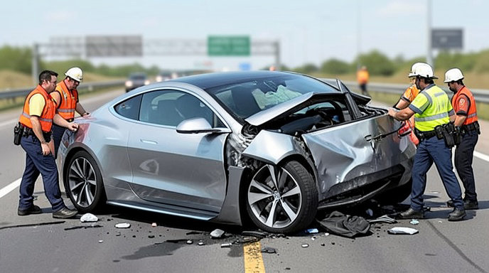 Tesla Crash Investigation Reveals Driver's Full Throttle Acceleration