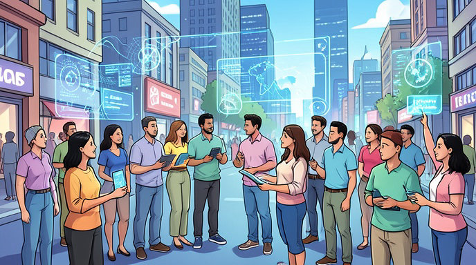 Building a Global AI Network: Current AI's Vision for an Inclusive Future