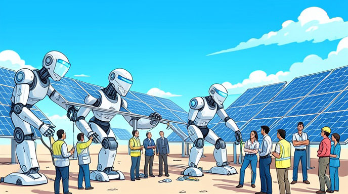 Gritt Unveils $34 Million Investment to Revolutionize Solar Plant Construction with Robotics
