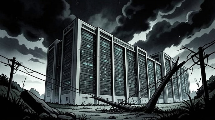 Fallen Power Lines and AI Data Centers: A Call for Resilience