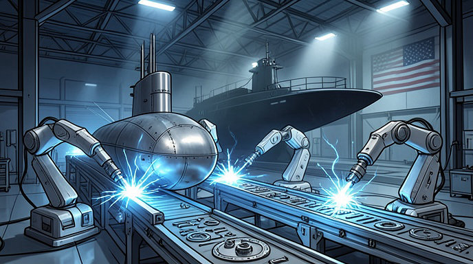 Defense Tech Hadrian Raises $1.37B to Revolutionize Submarine Manufacturing