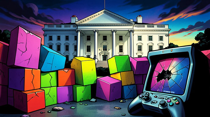 White House Takes Down Build the Wall Game After Tetris Copyright Complaint