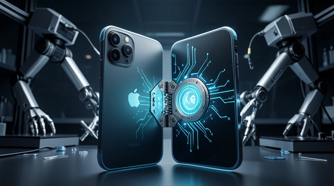 Apple's Foldable iPhone Hinge Built With AI and 3D Printing Explained