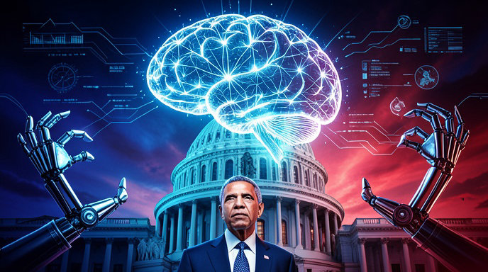 Obama Urges Democrats to Make AI Safeguards a Central Agenda