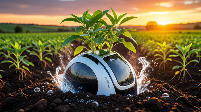 Muju Earth Aeropod Automates Soil Aeration Without Robotics to Boost Crop Yields