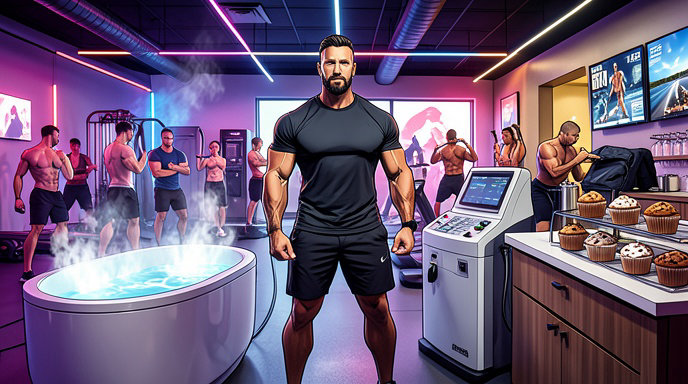 Mark Wahlberg Is Building Affordable Luxury Gyms With Cold Plunges Blood Tests and Protein Muffins
