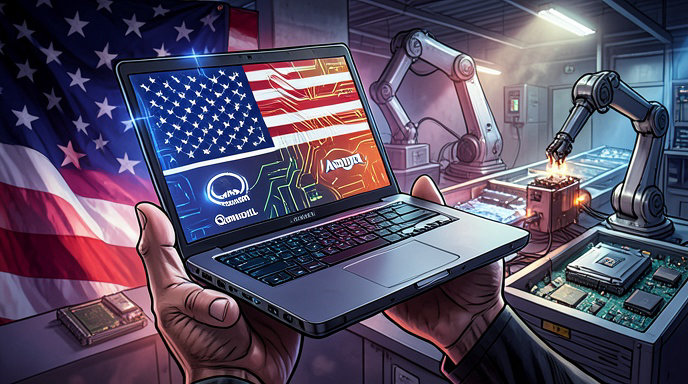 Anduril and Qualcomm Launch BlueChip: The Fully American-Made Laptop Challenge